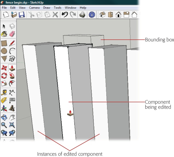 When you edit one instance of a component, all the other components change, too. That's one of the main differences between components and groups, and one of the features that makes components so useful.