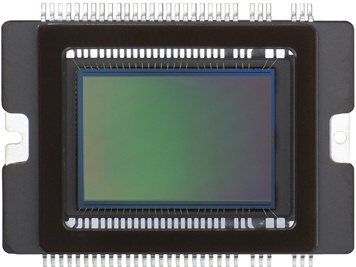 The image sensor in your Rebel T1i is a large silicon chip with an imaging area that’s the same size as a piece of APS film. It is this area that is sensitive to light.