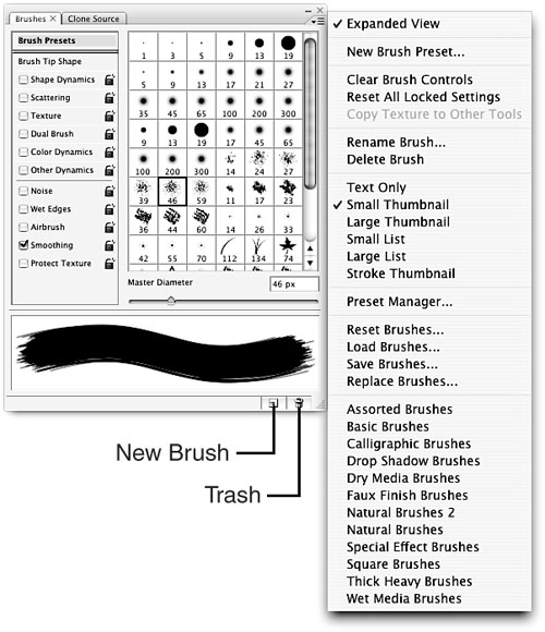 Brushes Palette