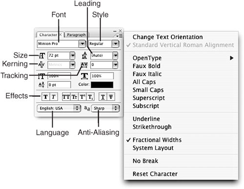 Character Palette