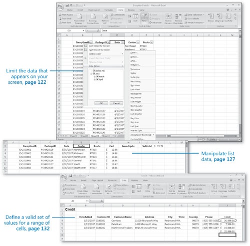 Focusing on Specific Data Using Filters