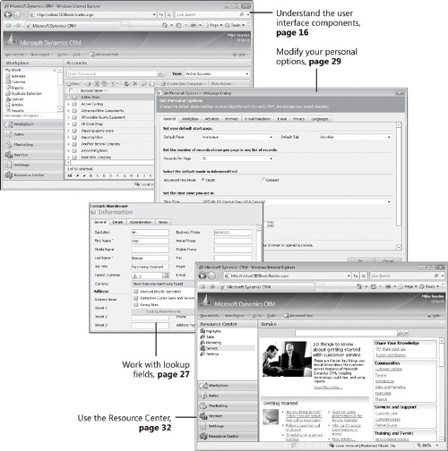 Getting Around in Microsoft Dynamics CRM