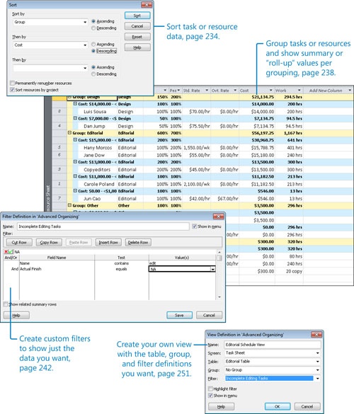 Organizing Project Details