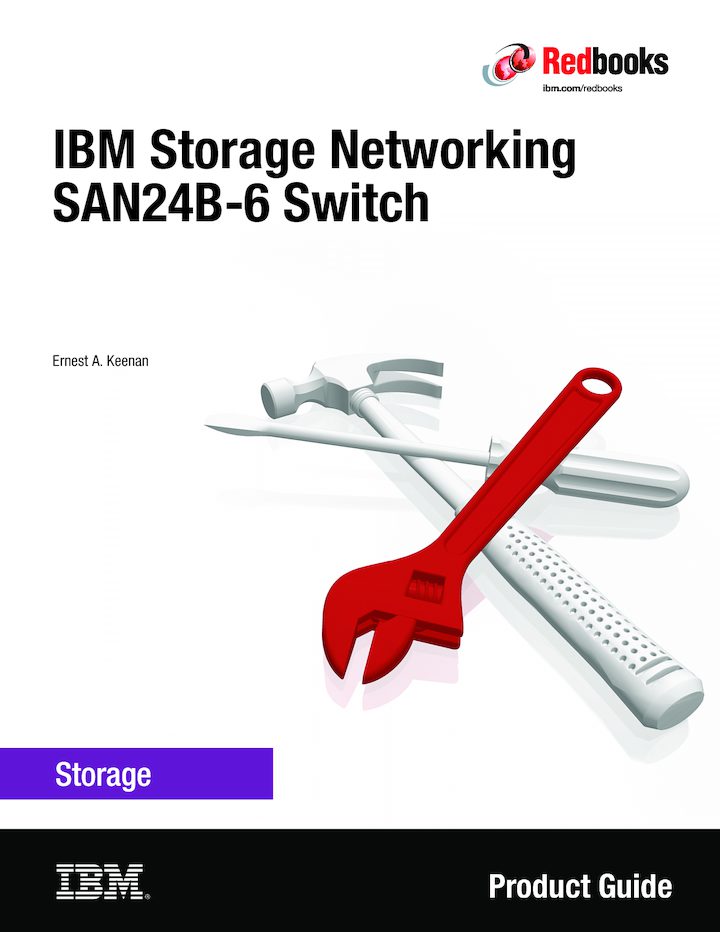 Front Cover - IBM Storage Networking SAN24B-6 Switch [Book]