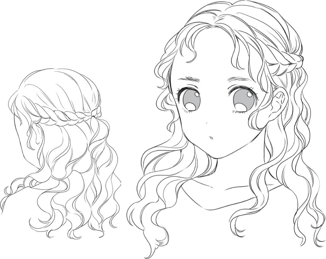 Hair drawing practice,any feedback? :) : r/learnart, anime hair reference -  zilvitismazeikiai.lt