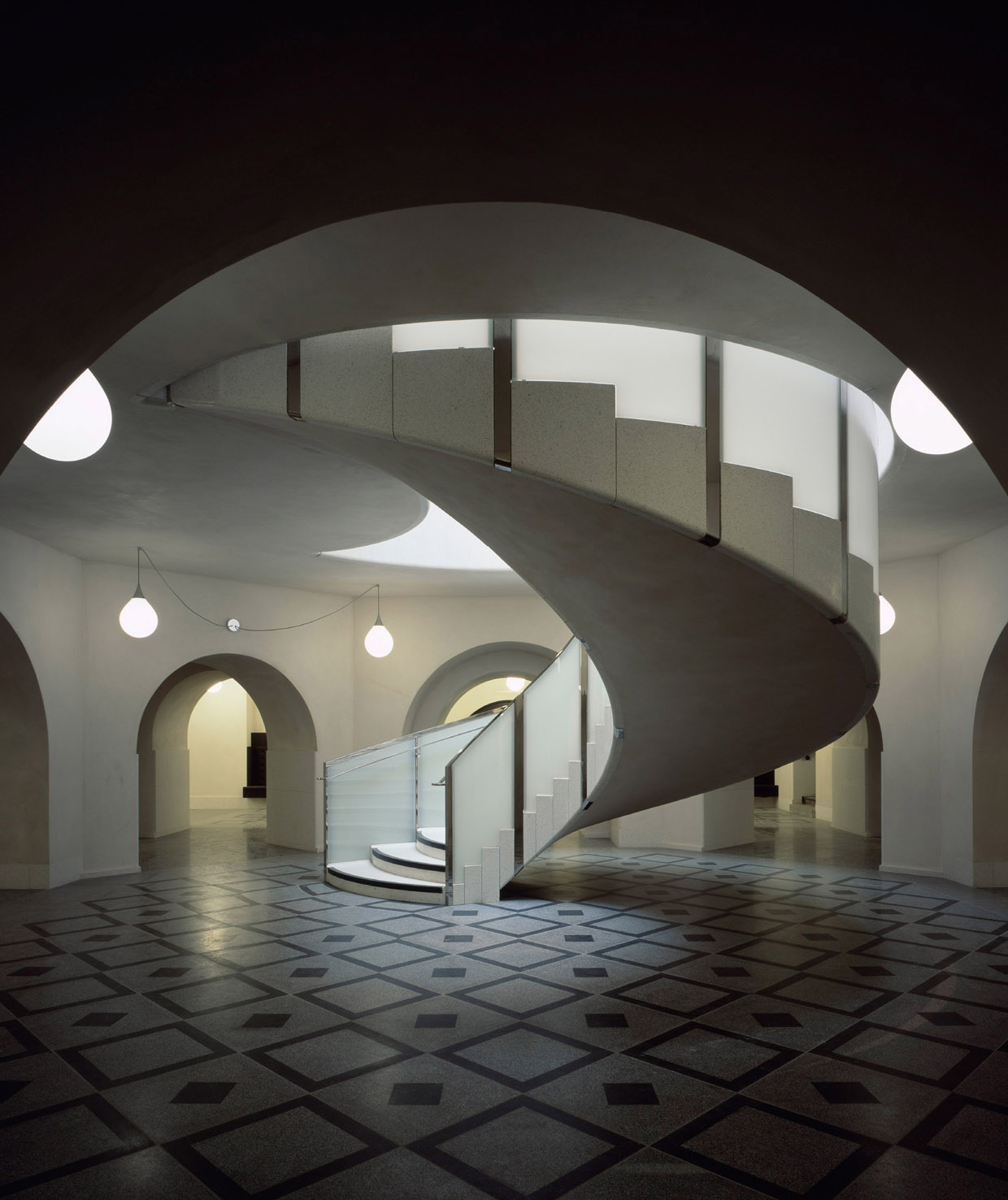 Figure 6.00 New spiral staircase at Tate Britain, in London