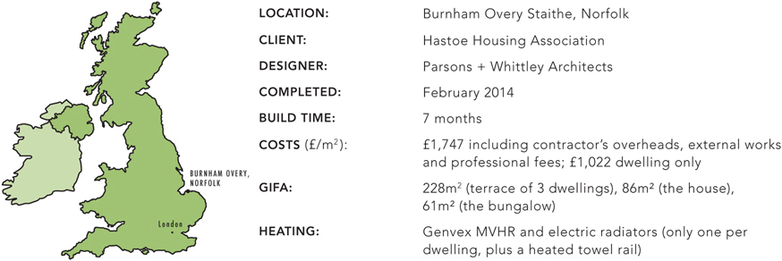 2.2.1 Passivhaus Cottages, Burnham Overy Staithe, Norfolk