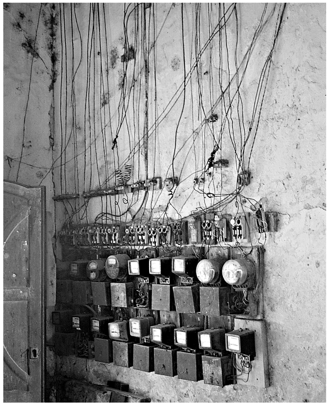 Opposite page Electricity meters, Old Havana, Cuba.