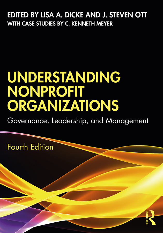 Cover - Understanding Nonprofit Organizations, 4th Edition [Book]