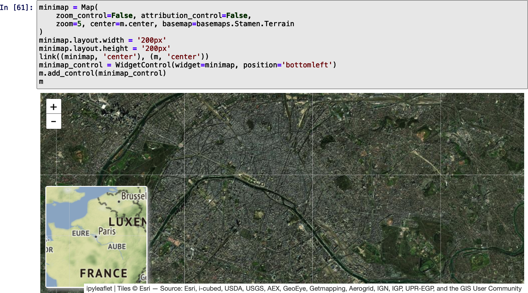 Zoom levels in Leafmap