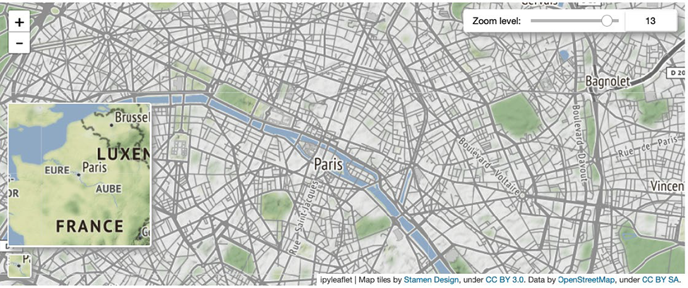 A map within a map: the minimap function in Leafmap