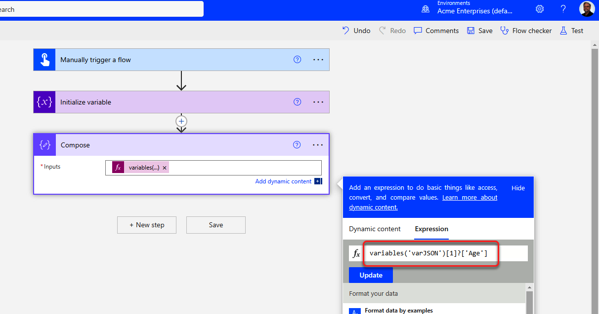 View JSON property in Compose