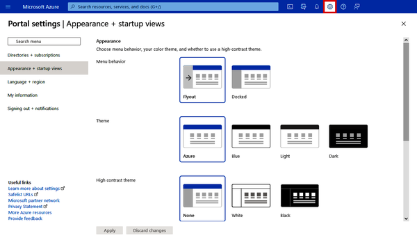 Customizing portal settings