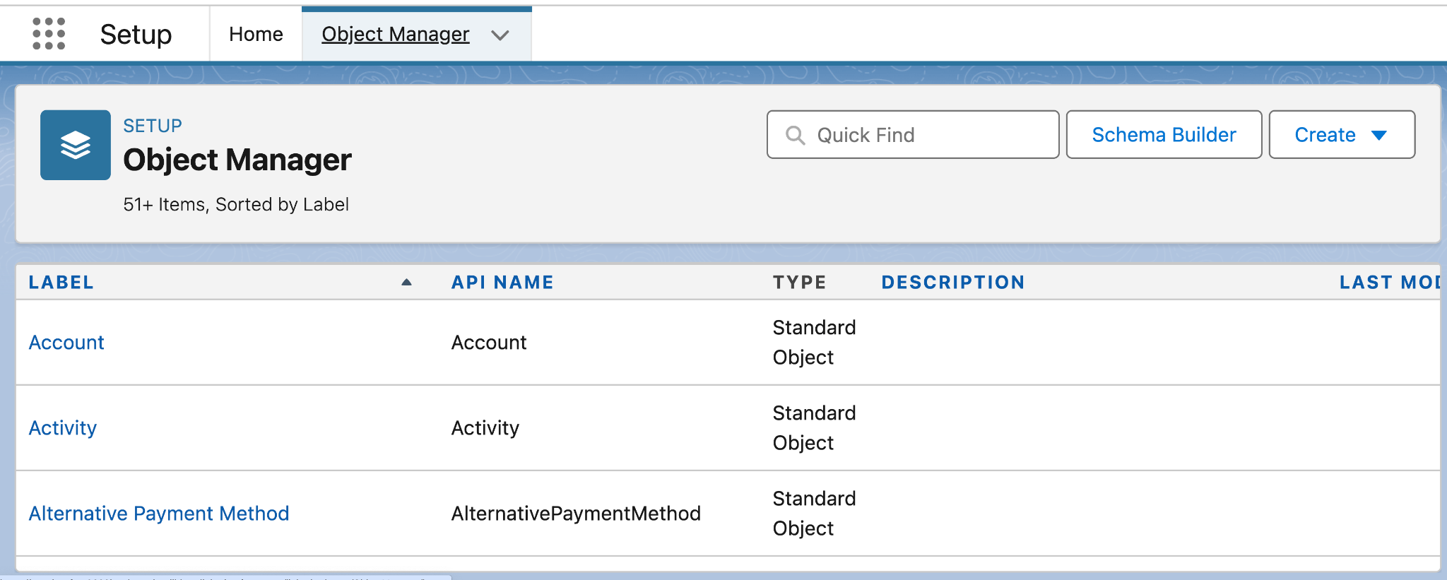 11  Object Manager Accessed via its Dedicated Tab in Setup