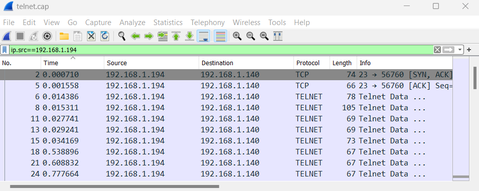 IP source address filter