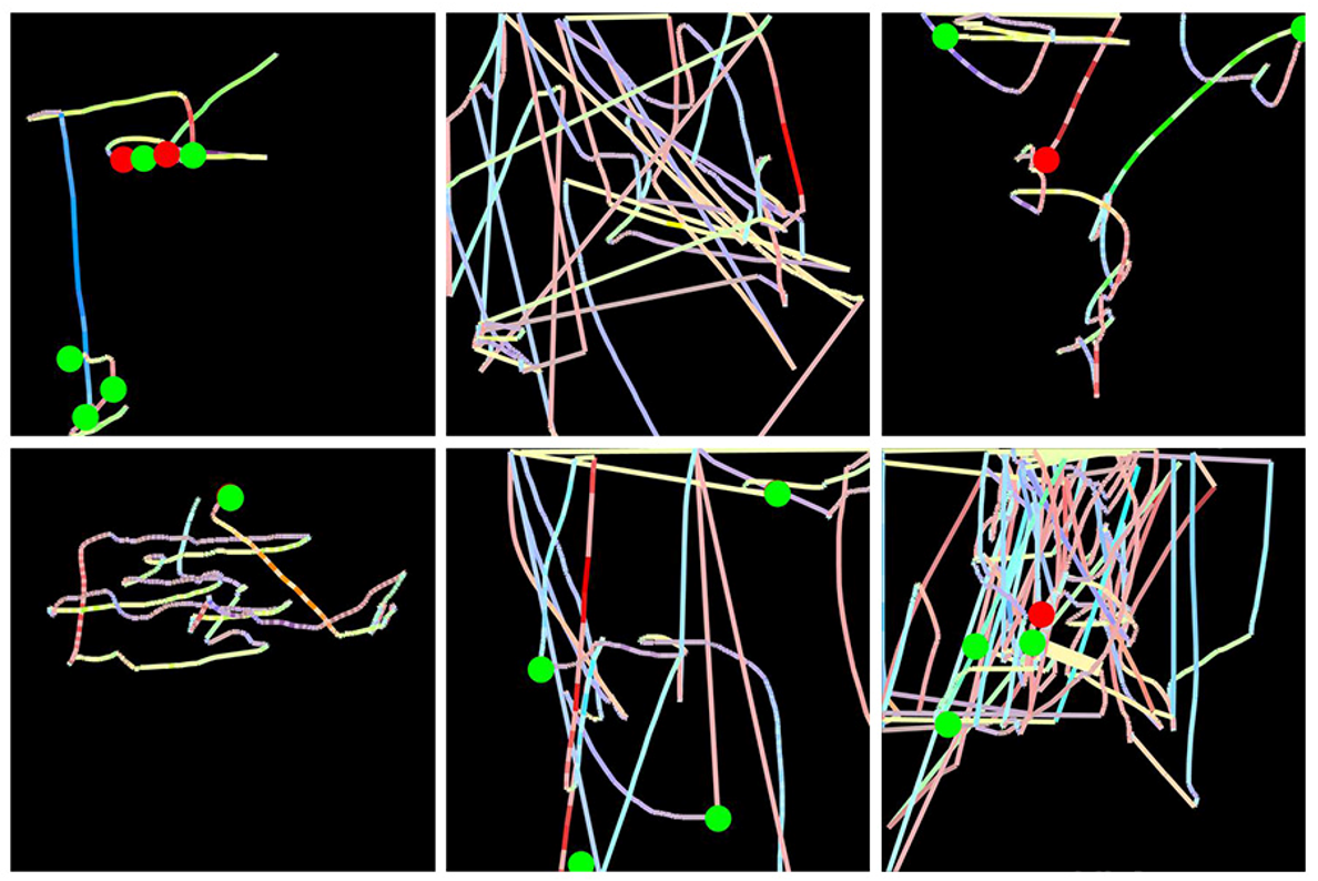 Converting computer mouse behavior to an image