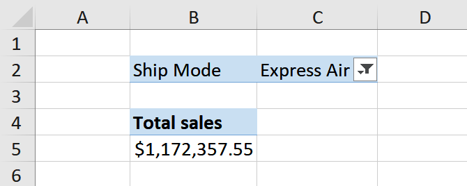 Filter context example