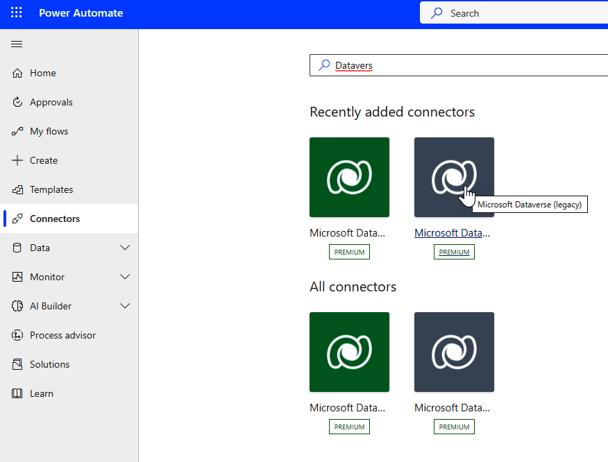 Search for a connector