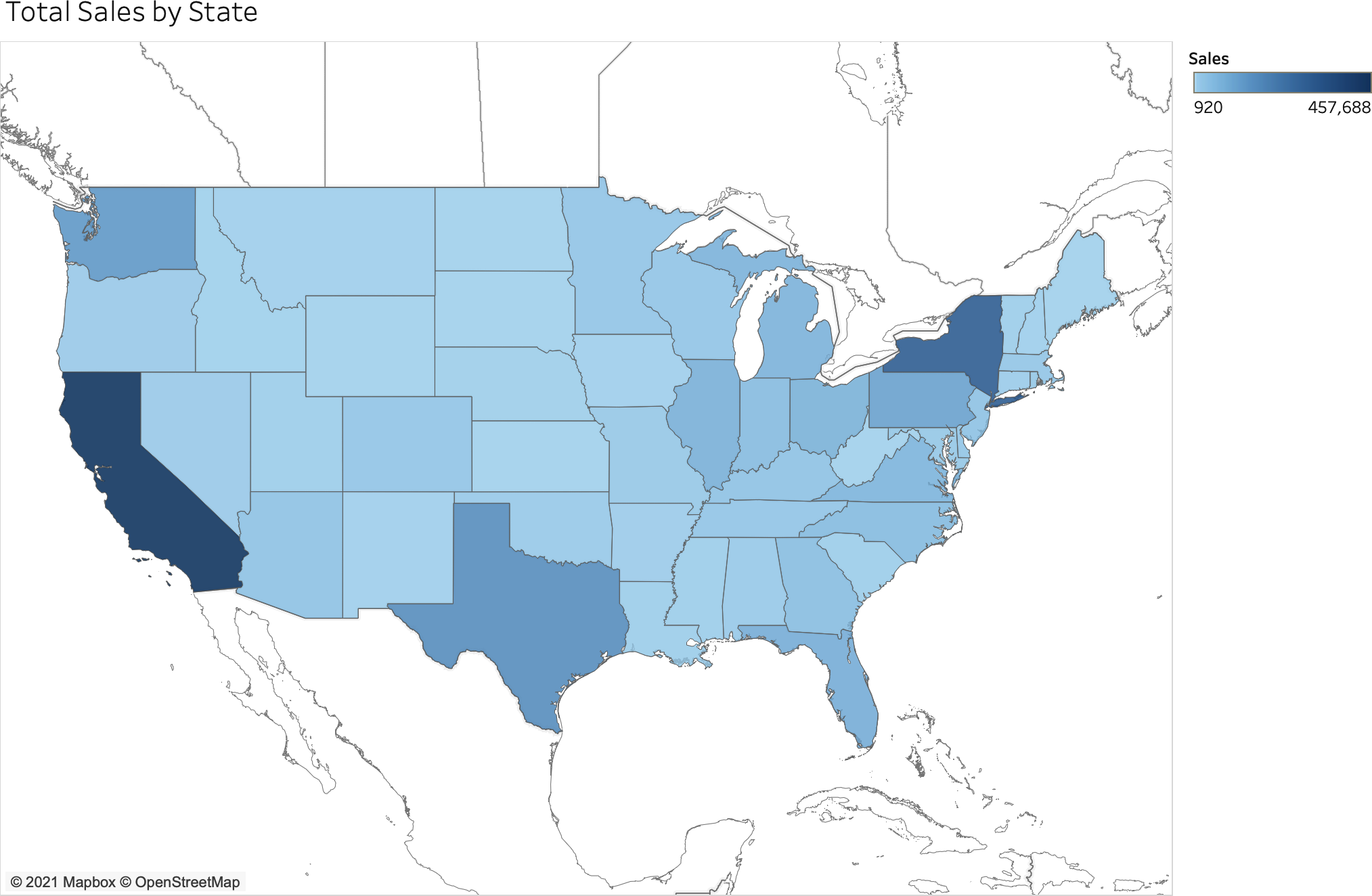 Choropleth map