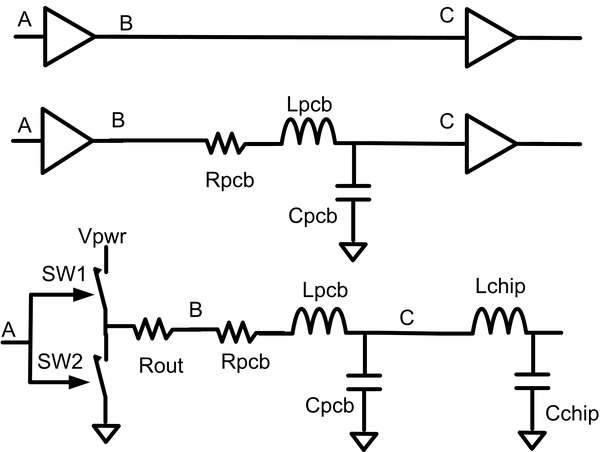 RC loading in digital logic interconnects