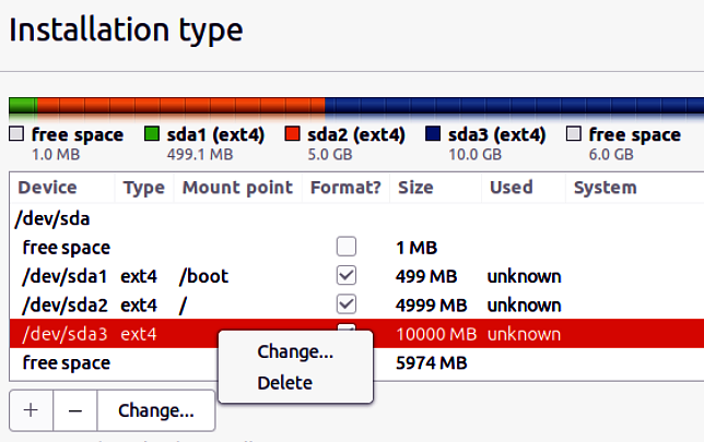 Saving /dev/sda3, instead of overwriting it.