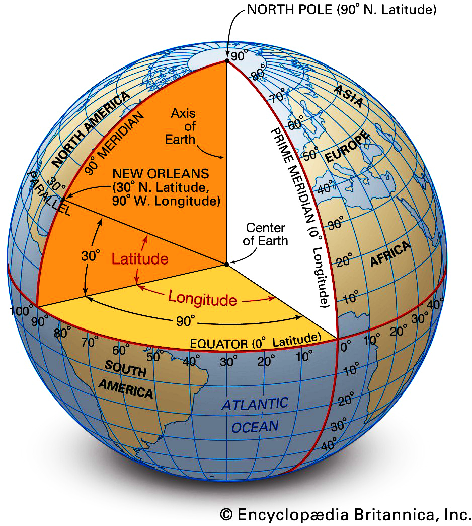 Geographic coordinate systems