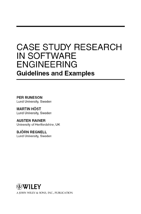 case study cover page apa