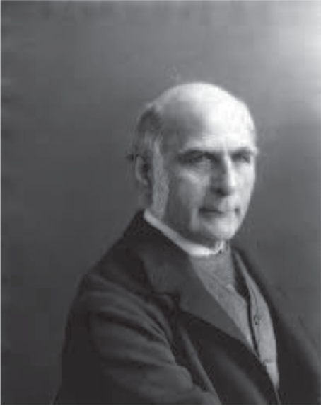 Photograph of Sir Francis Galton.