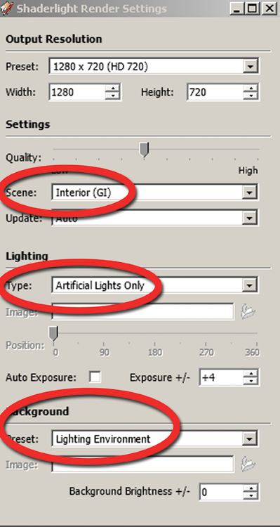 Shaderlight Render Settings - Rendering In SketchUp: From Modeling To ...