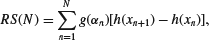 Numbered Display Equation