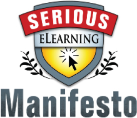 Logo of the Serious E-learning Manifesto.