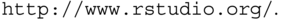 monospace http colon slash slash www period rstudio period org slash period