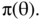 normal pi left-parenthesis normal theta right-parenthesis period