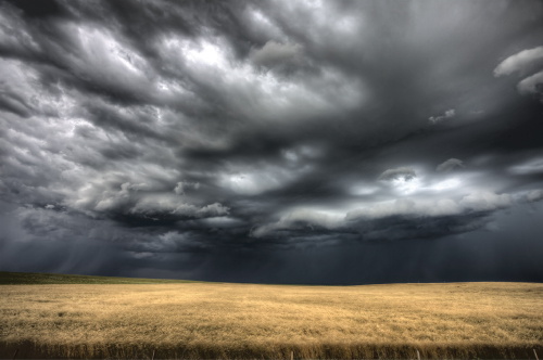 Photo of clouds ocean sky storm.