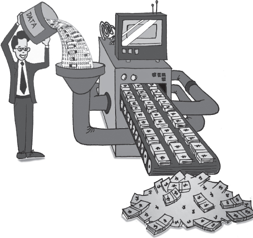 Schematic illustration of a sample executive organizational flowchart.