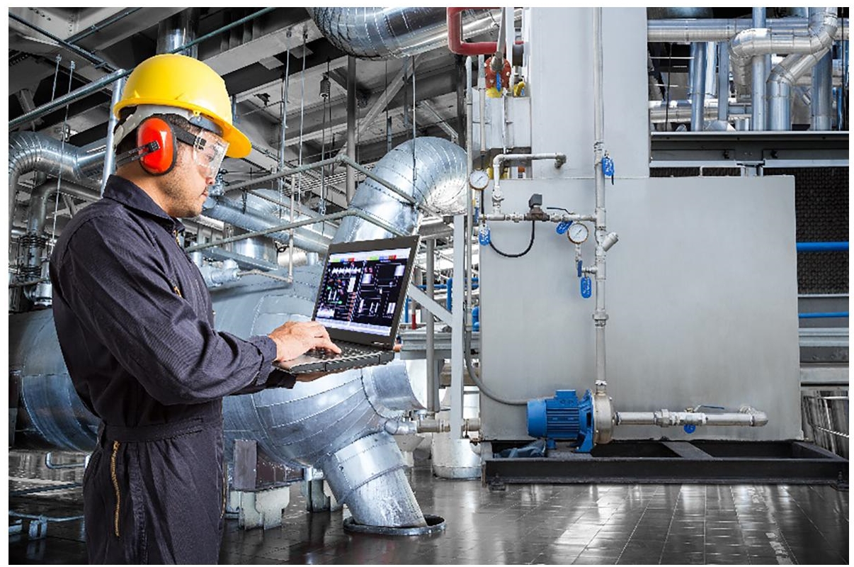 Schematic illustration of regular monitoring of machinery condition.