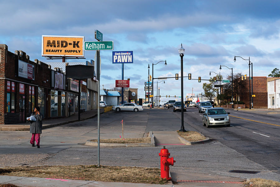 Photograph of the East Side of Oklahoma City has been a redlined district for generations.