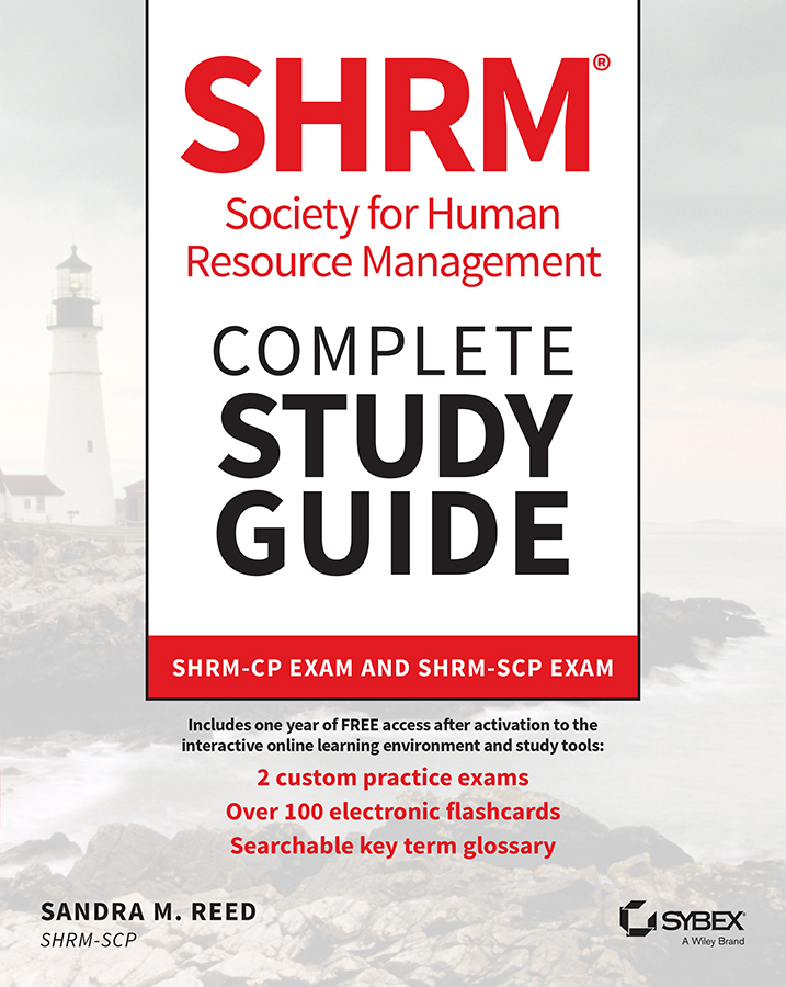 Cover: SHRM® Society for Human Resource Management Complete Study Guide by Sandra M. Reed, SHRM-SCP