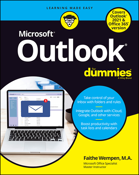 Outlook For Dummies by Faithe Wempen