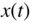 x left-parenthesis t right-parenthesis