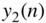 y 2 left-parenthesis n right-parenthesis