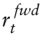 r Subscript t Superscript f w d