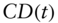 upper C upper D left-parenthesis t right-parenthesis