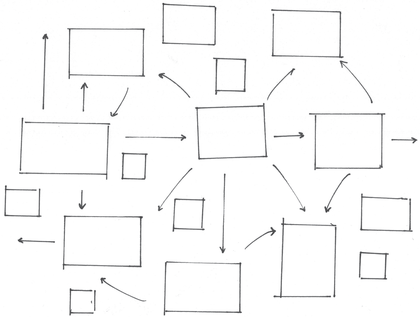 Schematic illustration of Roman numerals made up of connected lines.