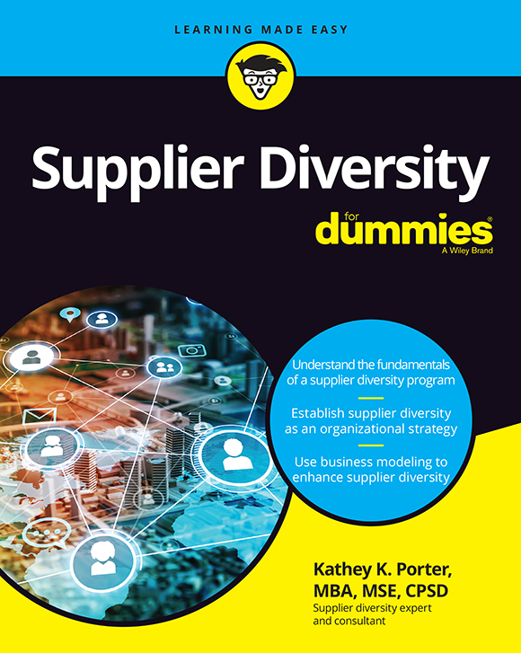 Cover: Supplier Diversity For Dummies by Kathey K. Porter