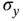 sigma Subscript y