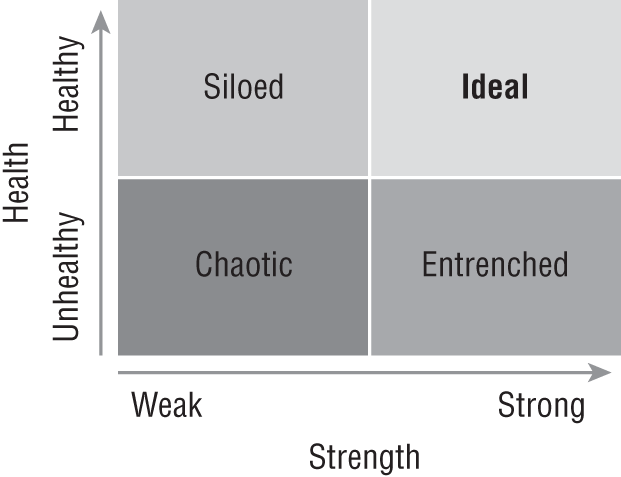 Schematic illustration of Culture Evaluation Matrix