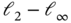 script l 2 minus script l Subscript infinity