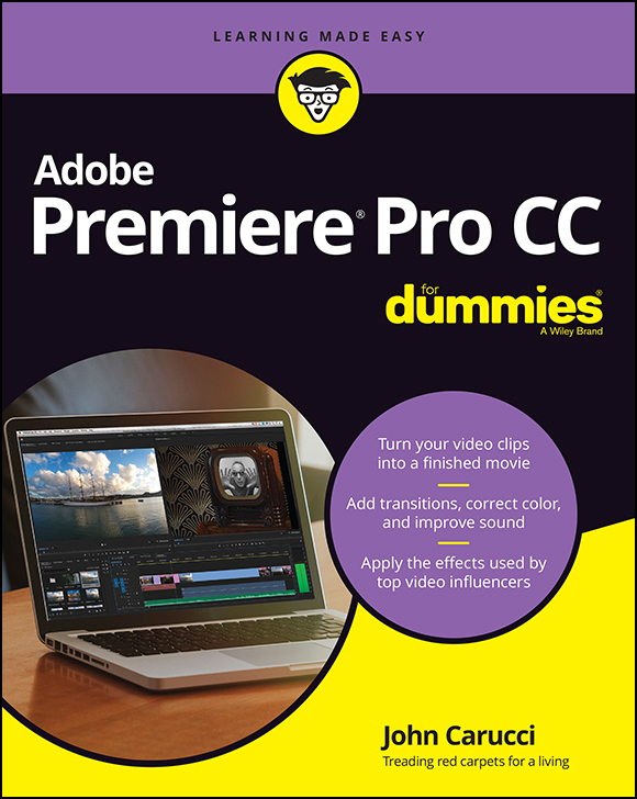 Cover: Adobe Premiere Pro CC For Dummies by John Carucci