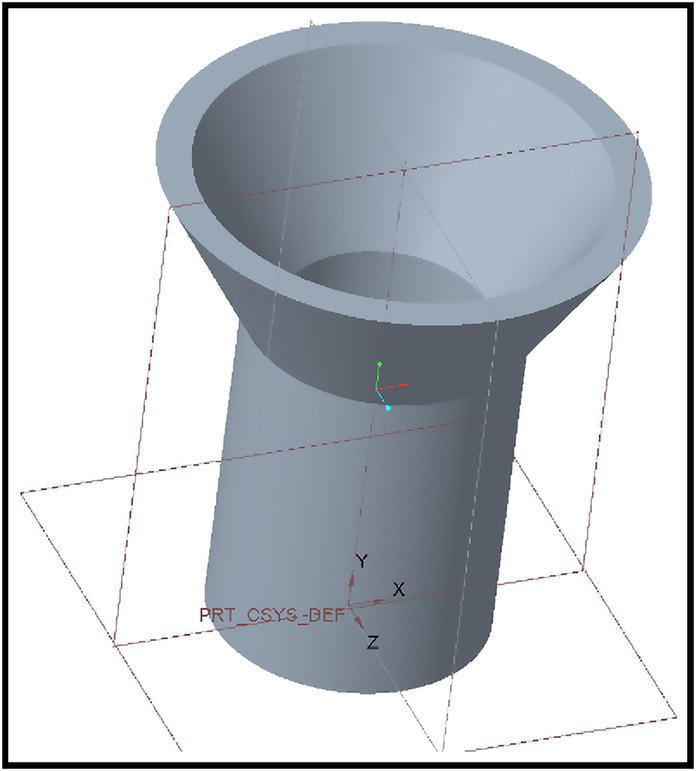 Snapshot of wind turbine shroud.